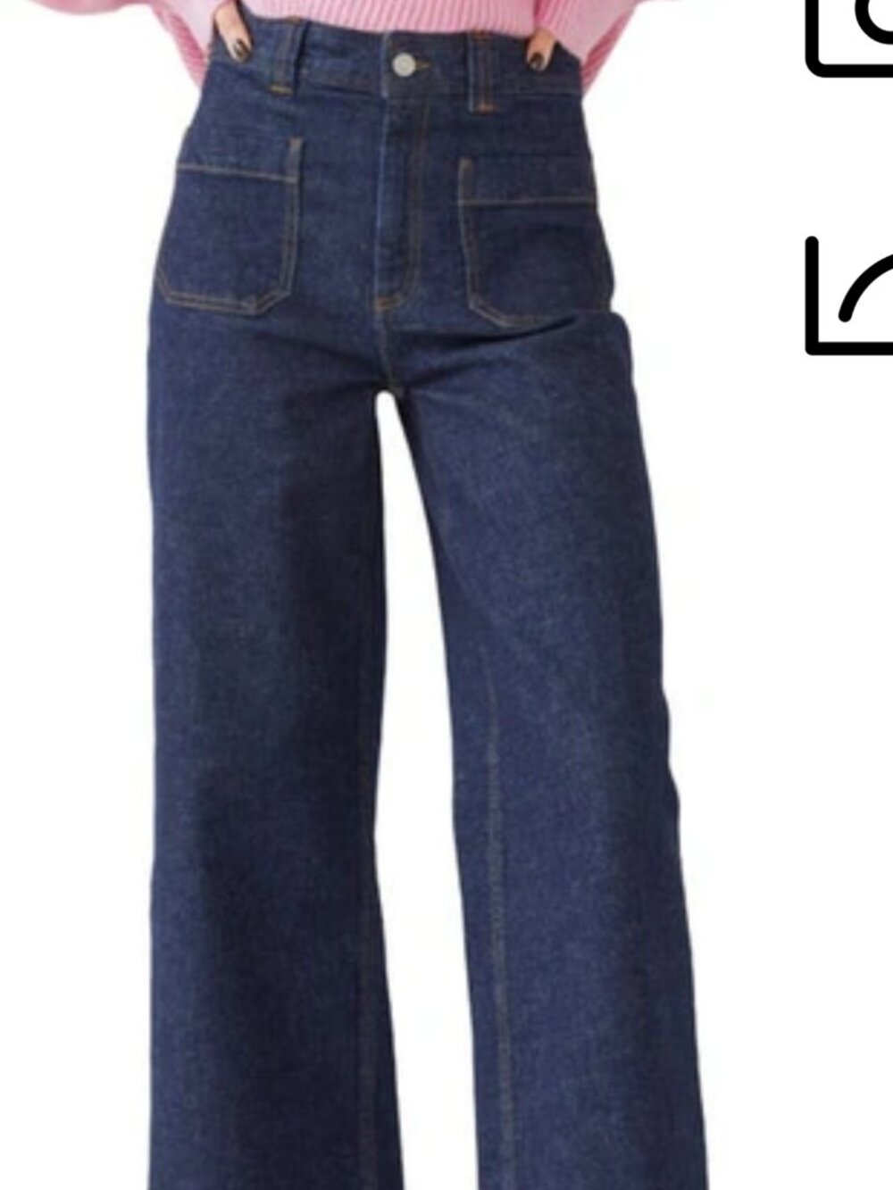 & Other Stories High Waist Flare Jeans